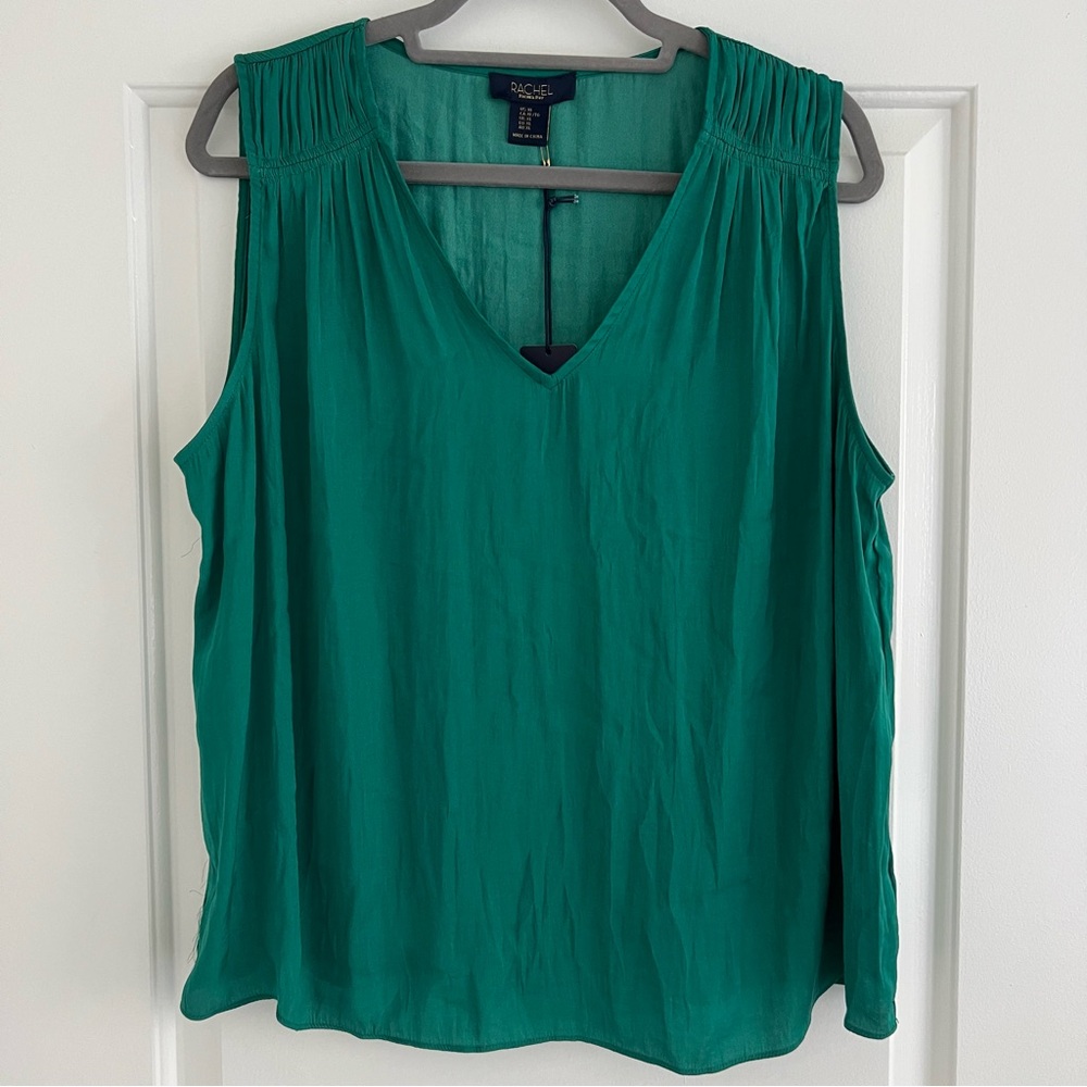 Rachel Roy Green Sleeveless Relaxed Blouse